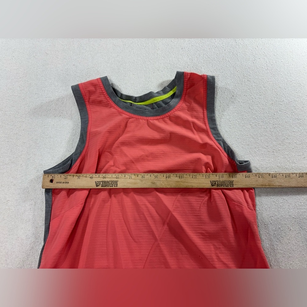 Title Nine Athletic Dress Womens Medium Coral Gray Sleeveless Athleisure Sporty - Picture 4 of 8